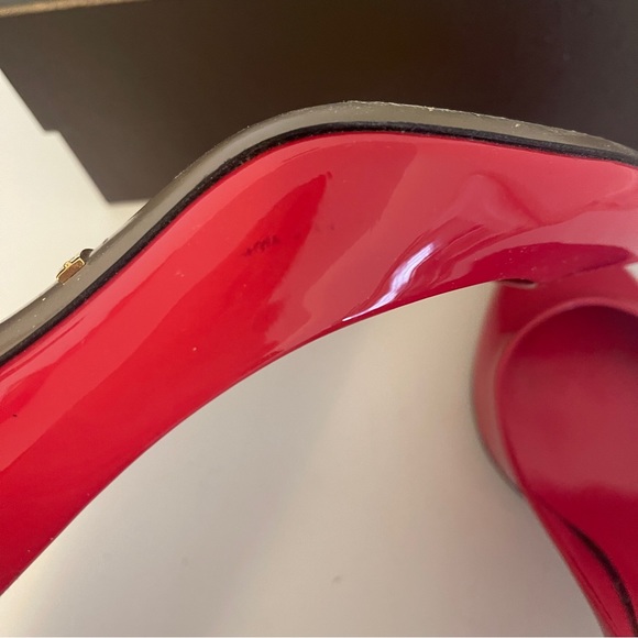 Gucci patent leather shoes heels shocking pink size 36 - Picture 8 of 9